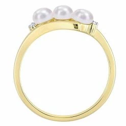 Stella Grace 10k Gold Freshwater Cultured Pearl & Diamond Accent Bypass Ring 6 Stella Grace 10k Gold Freshwater Cultured Pearl & Diamond Accent Bypass Ring -Stella Grace Sales unnamed file 7232