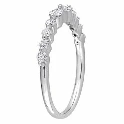Stella Grace Platinum Over Sterling Silver 5/8 Carat T.W. Lab-Grown Diamond Stackable Ring 4 Stella Grace Platinum Over Sterling Silver 5/8 Carat T.W. Lab-Grown Diamond Stackable Ring -Stella Grace Sales unnamed file 7238