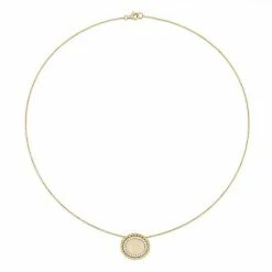 Stella Grace 14K 1/4-ct Diamond & Ethiopian Opal Necklace Yellow -Stella Grace Sales unnamed file 7282