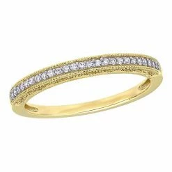 Stella Grace 10k Gold 1/10 Carat T.W. Diamond Anniversary Ring Rose