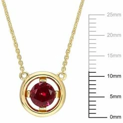 Stella Grace 14k Gold Created Ruby Floating Solitaire Necklace 10 Stella Grace 14k Gold Created Ruby Floating Solitaire Necklace -Stella Grace Sales unnamed file 7311
