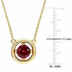 Stella Grace 14k Gold Created Ruby Floating Solitaire Necklace 11 Stella Grace 14k Gold Created Ruby Floating Solitaire Necklace -Stella Grace Sales unnamed file 7312
