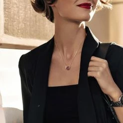 Stella Grace 14k Gold Created Ruby Floating Solitaire Necklace 13 Stella Grace 14k Gold Created Ruby Floating Solitaire Necklace -Stella Grace Sales unnamed file 7314