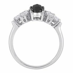 Stella Grace 10k White Gold 3/4 Carat T.W. Oval Black Diamond & 1 3/8 Carat T.W Lab-Created Moissanite Engagement Ring 7 Stella Grace 10k White Gold 3/4 Carat T.W. Oval Black Diamond & 1 3/8 Carat T.W Lab-Created Moissanite Engagement Ring -Stella Grace Sales unnamed file 7336