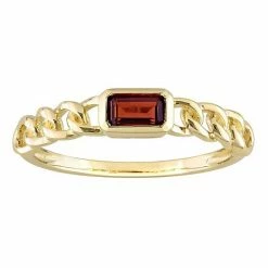 Stella Grace 10k Gold Garnet Link Ring