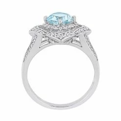 Stella Grace Sterling Silver Blue Topaz & 1/5 Carat T.W. Diamond Ring 5 Stella Grace Sterling Silver Blue Topaz & 1/5 Carat T.W. Diamond Ring -Stella Grace Sales unnamed file 7439