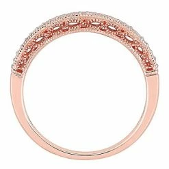 Stella Grace 10k Gold 1/10 Carat T.W. Diamond Anniversary Ring Rose -Stella Grace Sales unnamed file 75
