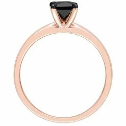 Stella Grace 14k Rose Gold 3/4 Carat T.W Black Diamond Princess-Cut Solitaire Ring 3 Stella Grace 14k Rose Gold 3/4 Carat T.W Black Diamond Princess-Cut Solitaire Ring -Stella Grace Sales unnamed file 7556