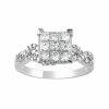 Stella Grace Lovemark 10k White Gold 1 Carat T.W. Diamond Square Ring
