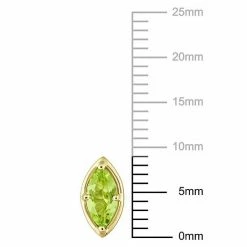 Stella Grace 14k Gold Marquise Peridot Stud Earrings -Stella Grace Sales unnamed file 7674