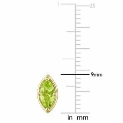 Stella Grace 14k Gold Marquise Peridot Stud Earrings -Stella Grace Sales unnamed file 7675