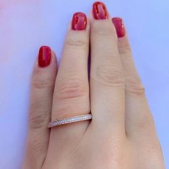 Stella Grace 10k Gold 1/10 Carat T.W. Diamond Anniversary Ring Rose -Stella Grace Sales unnamed file 77