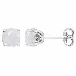 Stella Grace Sterling Silver & Gemstone Stud Earrings Amethyst