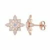 Stella Grace 10k Rose Gold 1/3 Carat T.W. Diamond Star Stud Earrings