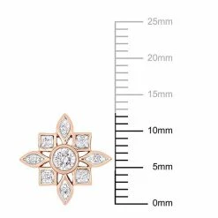 Stella Grace 10k Rose Gold 1/3 Carat T.W. Diamond Star Stud Earrings -Stella Grace Sales unnamed file 7813