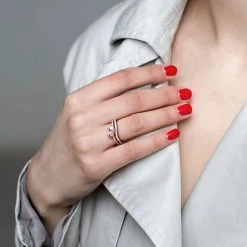 Stella Grace 10k Rose Gold Morganite, Aquamarine & 1/4 Carat T.W. Diamond 2-Stone Open Ring -Stella Grace Sales unnamed file 7900