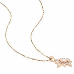 Stella Grace 10k Rose Gold 1/3 Carat T.W. Diamond Pendant Necklace -Stella Grace Sales unnamed file 7984