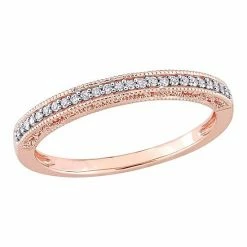 Stella Grace 10k Gold 1/10 Carat T.W. Diamond Anniversary Ring Rose -Stella Grace Sales unnamed file 80