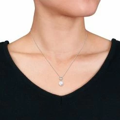 Stella Grace 10k White Gold South Sea Cultured Pearl & Diamond Accent Heart Pendant Necklace 5 Stella Grace 10k White Gold South Sea Cultured Pearl & Diamond Accent Heart Pendant Necklace -Stella Grace Sales unnamed file 8072