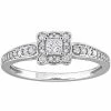 Stella Grace 10k White Gold 1/3 Carat T.W. Diamond Square Engagement Ring
