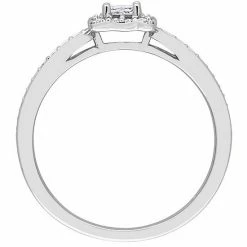 Stella Grace 10k White Gold 1/3 Carat T.W. Diamond Square Engagement Ring 12 Stella Grace 10k White Gold 1/3 Carat T.W. Diamond Square Engagement Ring -Stella Grace Sales unnamed file 8081