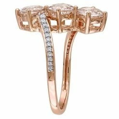 Stella Grace 14k Rose Gold Morganite & 1/7 Carat T.W. Diamond 3-Stone Bypass Ring 9 Stella Grace 14k Rose Gold Morganite & 1/7 Carat T.W. Diamond 3-Stone Bypass Ring -Stella Grace Sales unnamed file 8244