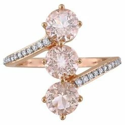 Stella Grace 14k Rose Gold Morganite & 1/7 Carat T.W. Diamond 3-Stone Bypass Ring 11 Stella Grace 14k Rose Gold Morganite & 1/7 Carat T.W. Diamond 3-Stone Bypass Ring -Stella Grace Sales unnamed file 8246