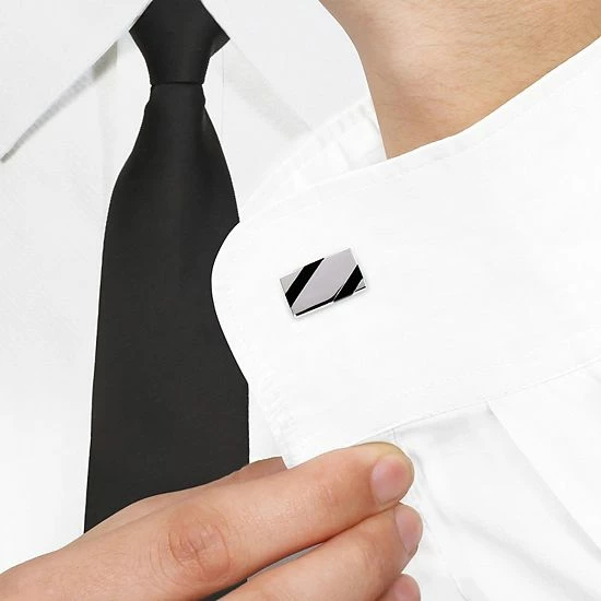 Stella Grace Sterling Silver Black Onyx Cufflinks 2 Stella Grace Sterling Silver Black Onyx Cufflinks - Image 2