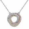 Stella Grace 10k Gold 1/2 Carat T.W. Diamond Swirl Necklace