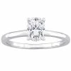 Stella Grace Sterling Silver Lab-Created Moissanite Solitaire Ring