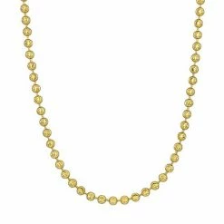 Stella Grace Men's 10k Gold Ball Chain Necklace