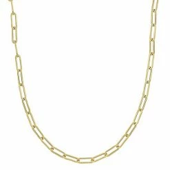 Stella Grace Sales 22 Stella Grace Men's 14k Gold Polished Paper Clip Chain Necklace