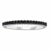 Stella Grace Sterling Silver 1/5 Carat T.W. Black Diamond Anniversary Band