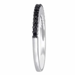 Stella Grace Sterling Silver 1/5 Carat T.W. Black Diamond Anniversary Band -Stella Grace Sales unnamed file 945