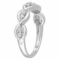 Stella Grace Sterling Silver 1/4 Carat T.W. Lab-Created Moissanite Anniversary Ring 5 Stella Grace Sterling Silver 1/4 Carat T.W. Lab-Created Moissanite Anniversary Ring -Stella Grace Sales unnamed file 972