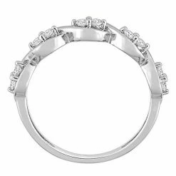 Stella Grace Sterling Silver 1/4 Carat T.W. Lab-Created Moissanite Anniversary Ring 6 Stella Grace Sterling Silver 1/4 Carat T.W. Lab-Created Moissanite Anniversary Ring -Stella Grace Sales unnamed file 973